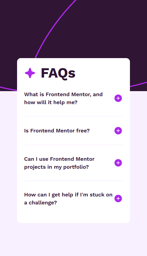 FAQ accorion mobile preview